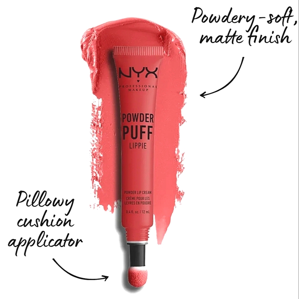Set of 2 NYX Powder Puff Lippie